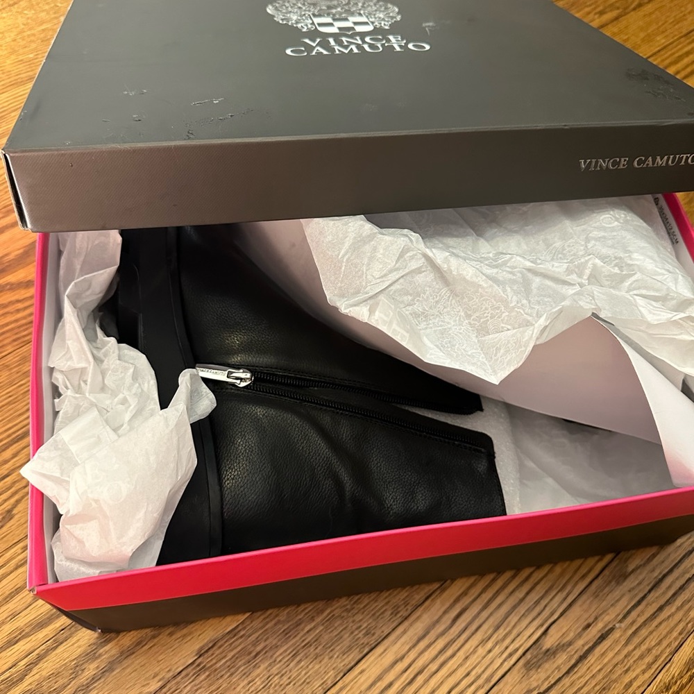 VINCE CAMUTO | NEFRAMES BOOTIE | 7.5 | BLACK | NEW- - Picture 12 of 14